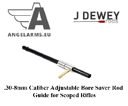 Dewey .30-8mm Caliber Adjustable Bore Saver Rod Guide for Scoped Rifles ABS-3S