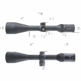 Vector Optics Continental x6 2.5-15x56 Riflescope BDC Hunting Riflescope