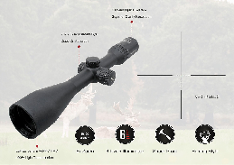 Vector Optics Continental x6 2.5-15x56 Riflescope BDC Hunting Riflescope