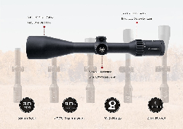 Vector Optics Continental x6 2.5-15x56 Riflescope BDC Hunting Riflescope