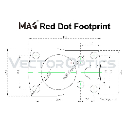 Vector Optics MAG Red Dot Sight Offset Picatinny Mount