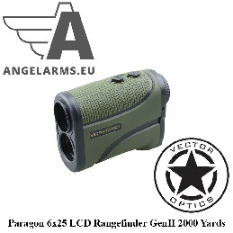 Vector Optics Paragon 6x25 LCD Rangefinder GenII 2000 Yards