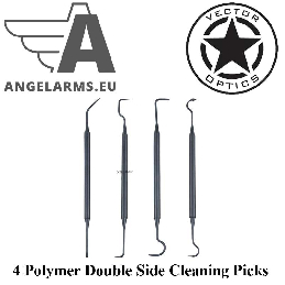 Vector Optics 4 Polymer Double Side Cleaning Picks