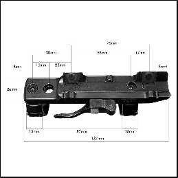 Contessa QD Ring Mount for Blaser R8/R93 ONLY BODY