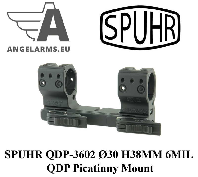 SPUHR QDP-3602 Ø30 H38MM 6MIL QDP Picatinny Mount SPUHR QDP-3602 Ø30 H38MM 6MIL QDP Picatinny Mount