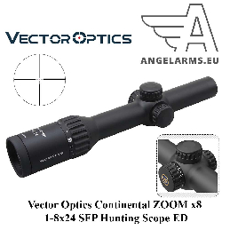 Vector Optics Continental ZOOM x8 1-8x24 SFP Hunting Scope ED