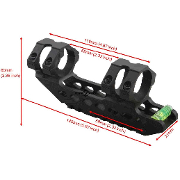 Vector Optics 30mm One Piece ACD Mount Extra Long Bubble Level Cant. Monoblock.