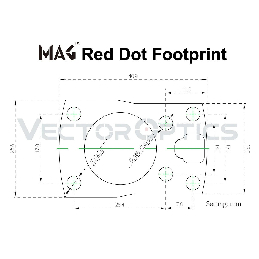 Vector Optics MAG Red Dot Lower 1/3 Co-Witness Cantilever Picatinny Riser Mount