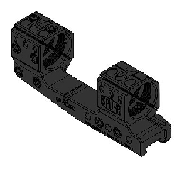 SPUHR SP-3026C Ø30 H32MM 0MIL GEN3 Picatinny Mount