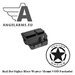 Vector Optics Red Dot Sigher Riser Weaver Mount VOD Footprint