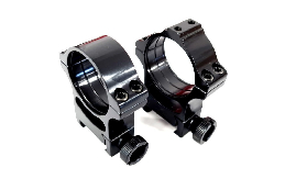 Rusan Weaver rings (one ring has interface for adapters) - 30 mm, thumb screw