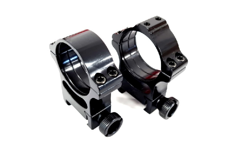 Rusan Weaver rings (one ring has interface for adapters) - 30 mm, thumb screw Rusan Weaver rings (one ring has interface for adapters) - 30 mm, thumb screw