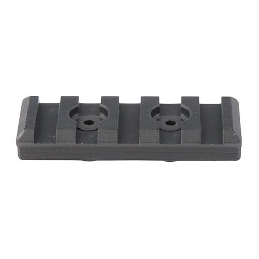 MIDWEST INDUSTRIES, INC. AR-15 Keymod Rail Picatinny Aluminum Black 2.1"