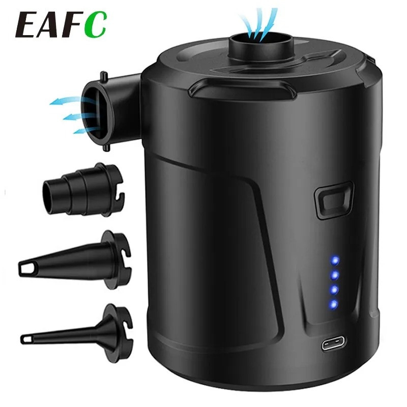 EAFC Electric Air Pump Portable Wireless Air Compressor Inflator/Deflator EAFC Electric Air Pump Portable Wireless Air Compressor Inflator/Deflator