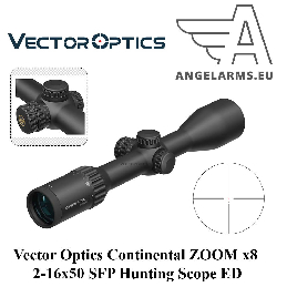 Vector Optics Continental ZOOM x8 2-16x50 SFP Hunting Scope ED
