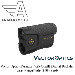 Vector Optics Paragon 7x25 GenIII Digital Ballistic Laser Rangefinder 2400 Yards