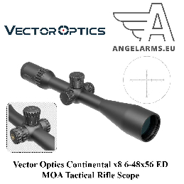 Vector Optics Continental x8 6-48x56 ED MOA Tactical Rifle Scope