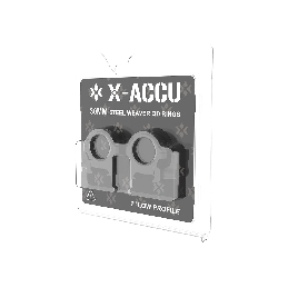 Vector Optics 30mm Steel Weaver QD Rings 1in Low Profile