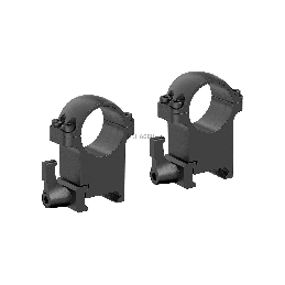 Vector Optics 25.4mm Steel Weaver Quick Release Rings 1.25in Medium Profile