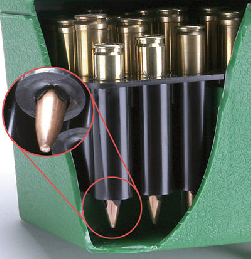 MTM H50-RM-10 - Deluxe Ammo Box 50 Round Handle 22-250 243 308