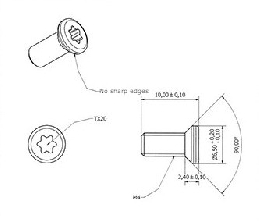 SPUHR 15-pack Ring Screws